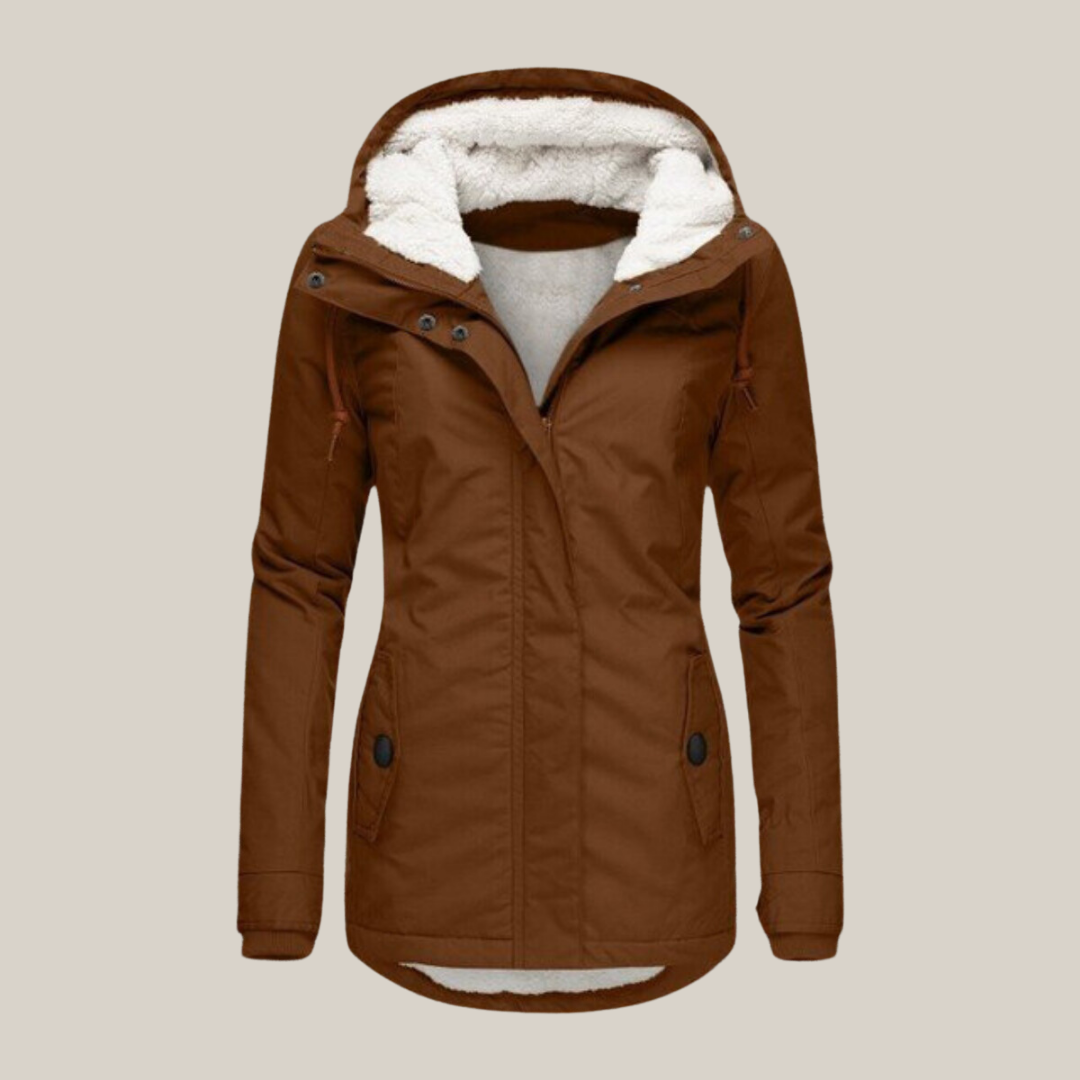 Amber | Gesteppte Winterjacke mit leichtem Glanz