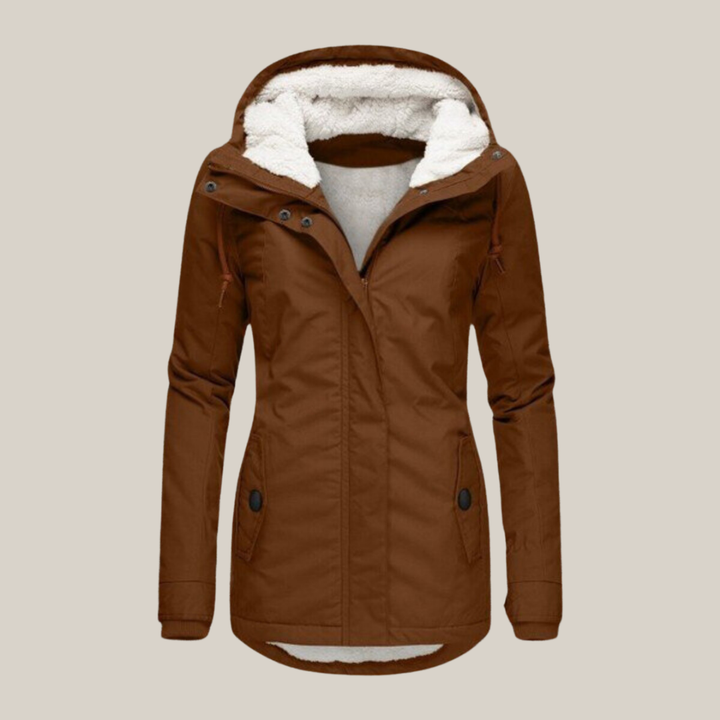 Amber | Gesteppte Winterjacke mit leichtem Glanz