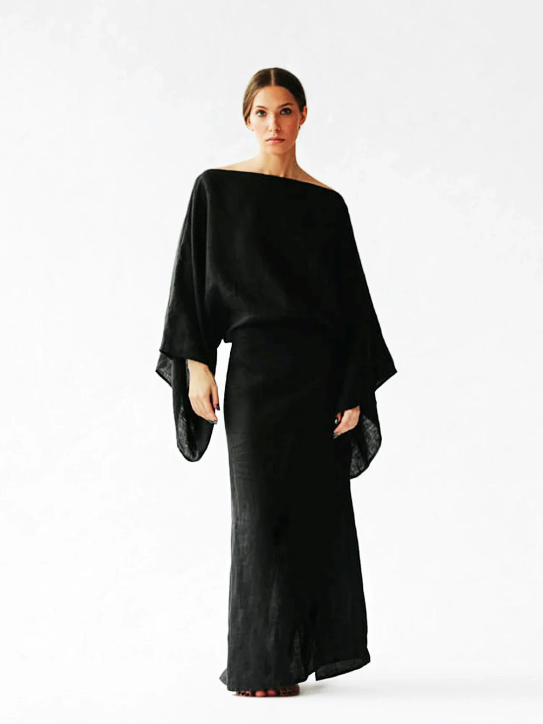Marjon | Luftiges Leinen-Kimono-Kleid
