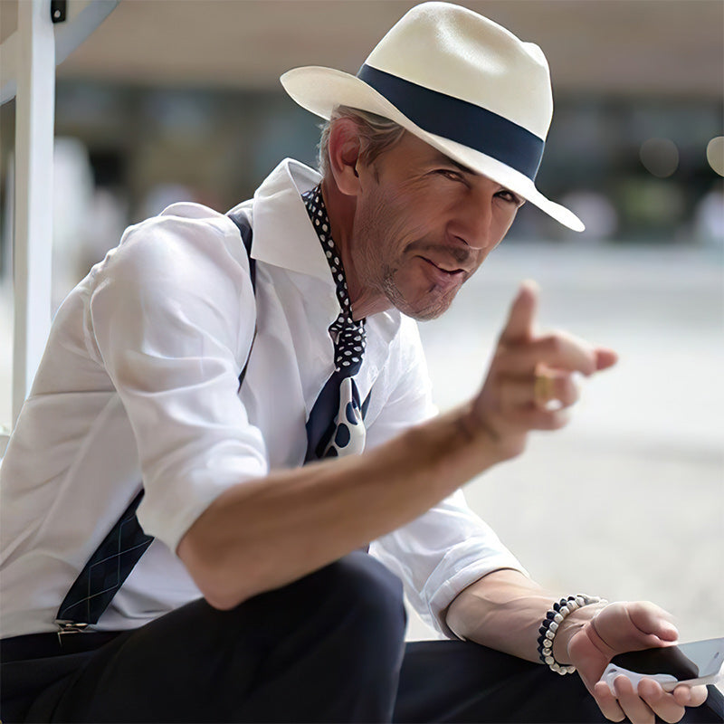 SILAS | Klassischer Sommerhut im Panama-Stil