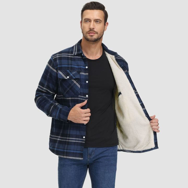 Klaus | Gefütterte Karohemdjacke für kühle Tage