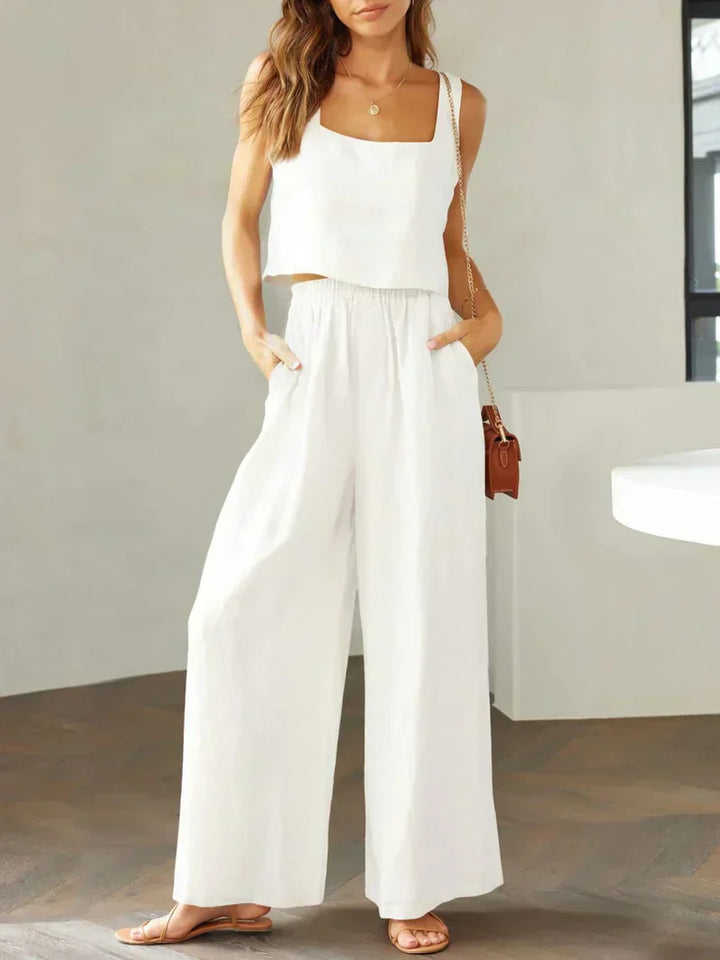 Sofia | Komfortables Damen Set aus Top und Hose