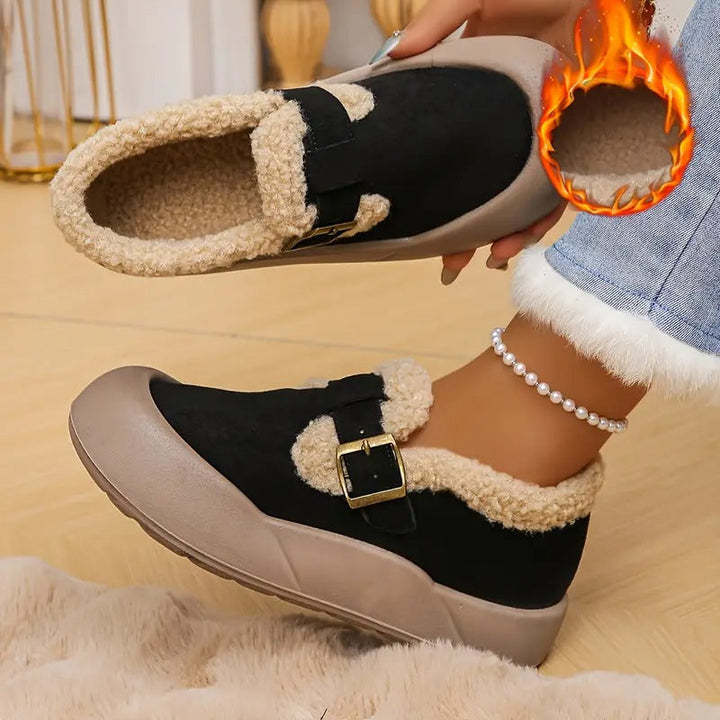 Marlene | Warme, bequeme Damenschuhe mit Fleecefutter