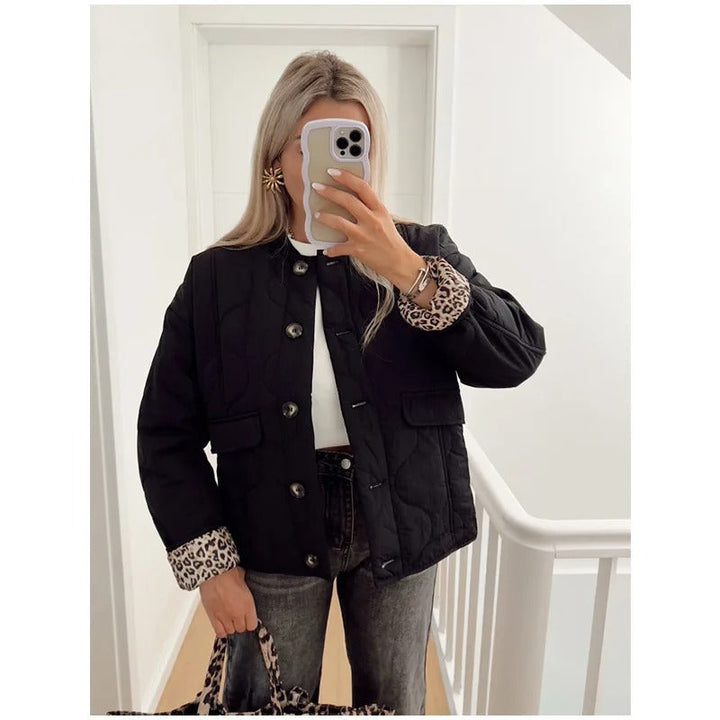 Isabelle | Jacke mit modischem Leopardenmuster