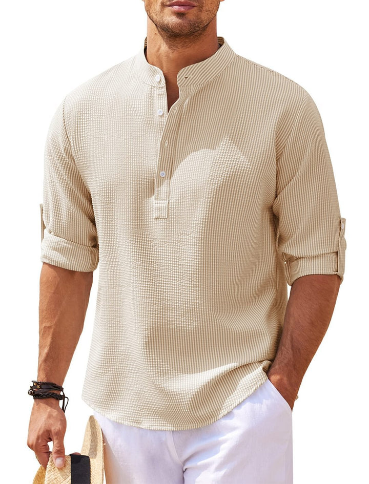 Noah | Elegantes Leinenhemd Herren Stil