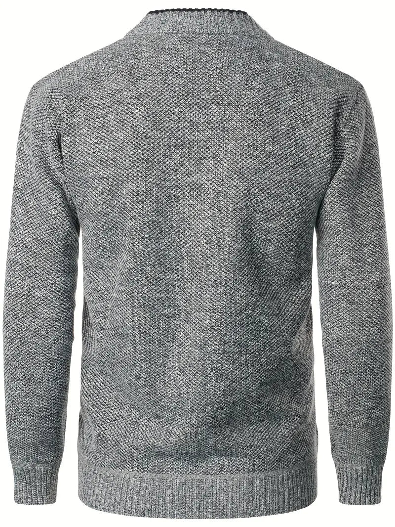 Sven | Langer Strickpullover mit legerem Schnitt