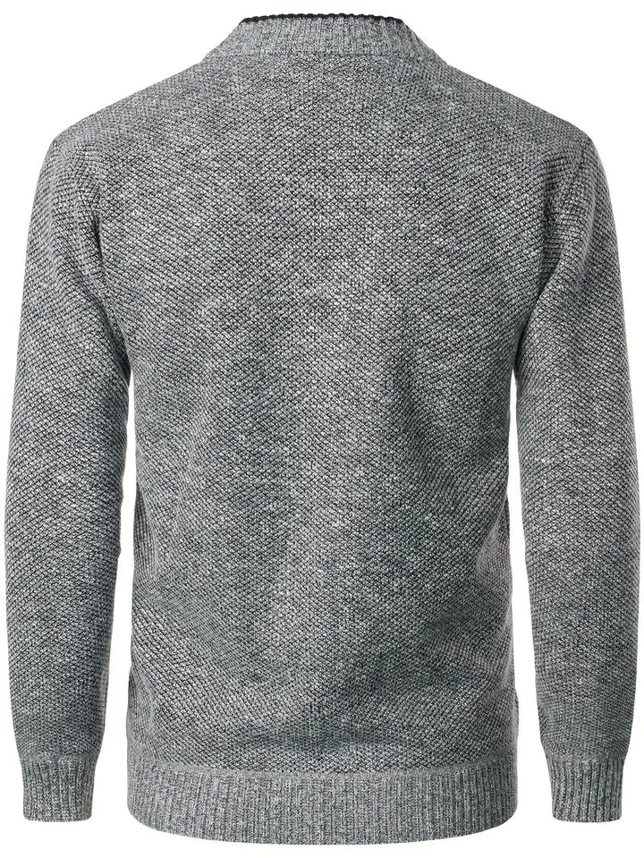 Sven | Langer Strickpullover mit legerem Schnitt