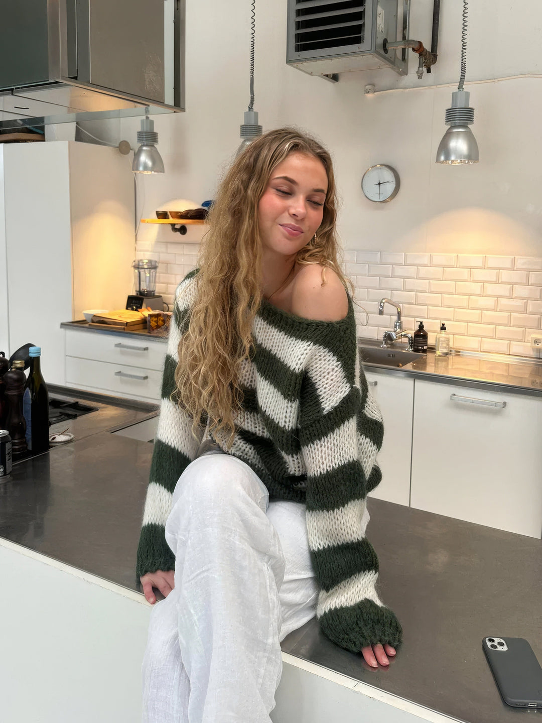 Hanna | Pullover mit klassischen und modernen Streifen