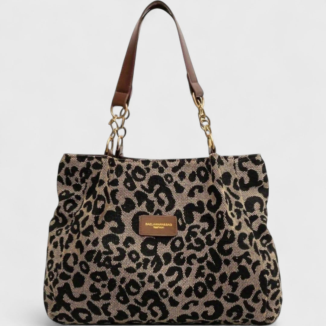 Isabelle | Große Tasche mit elegantem Leopardenmuster