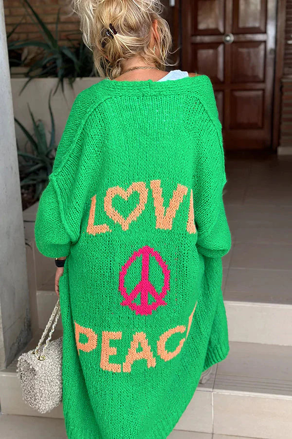 IBIZA | PEACE MODISCHE STRICKJACKE für lässige Sommerabende
