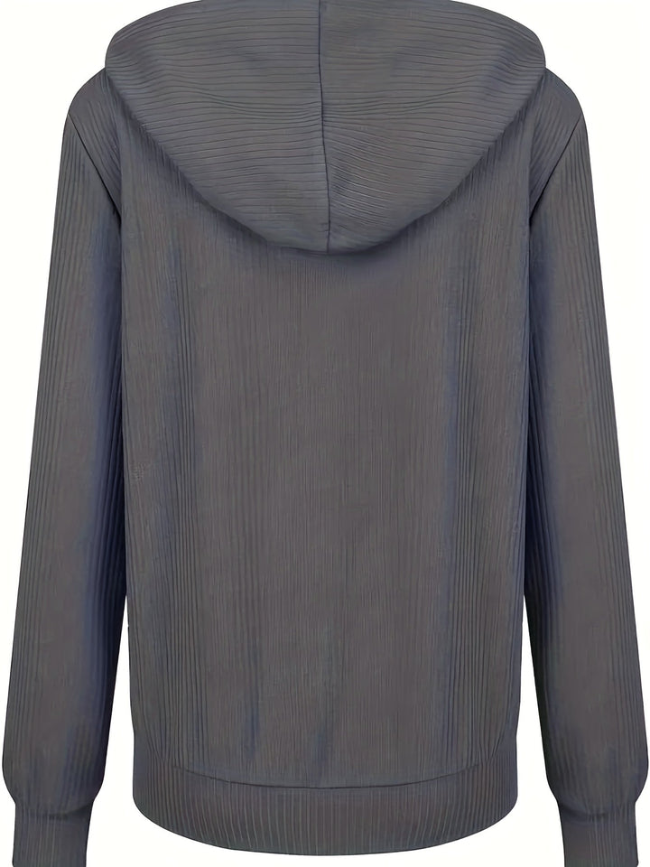Emilia | Kapuzenjacke mit Reißverschluss und Kordelzug
