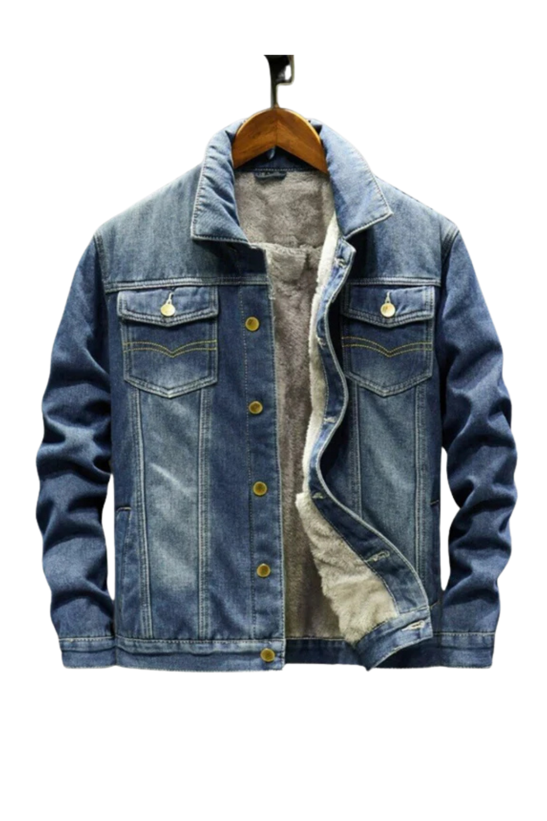Lukas | Stylische Herren Jeansjacke im klassischen Schnitt