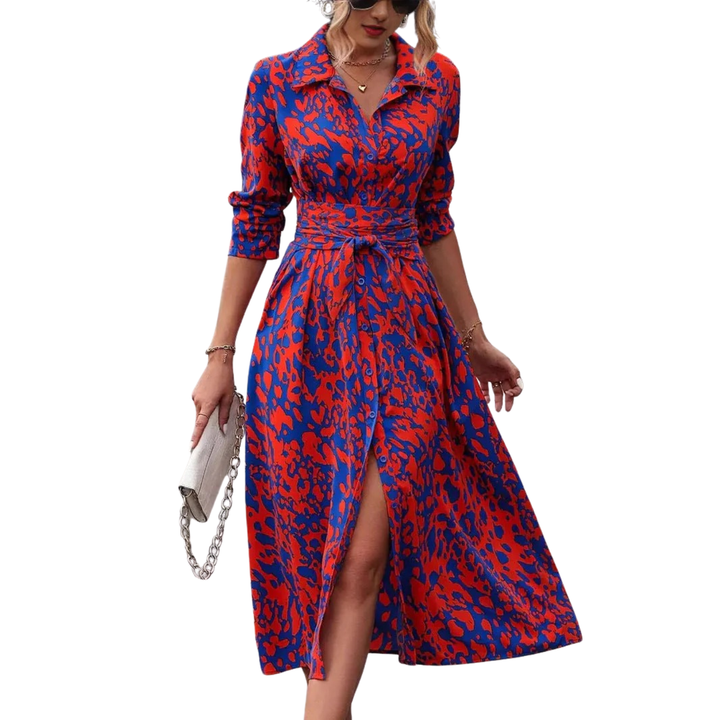 Sofia | Modisches Printkleid Damen Mit Stil