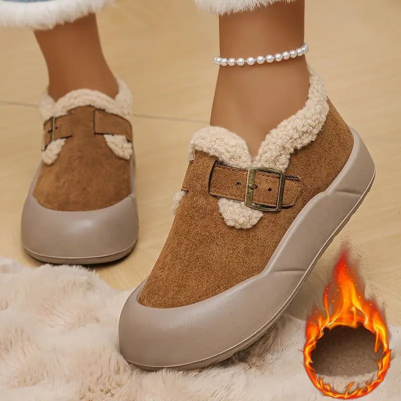 Marlene | Warme, bequeme Damenschuhe mit Fleecefutter