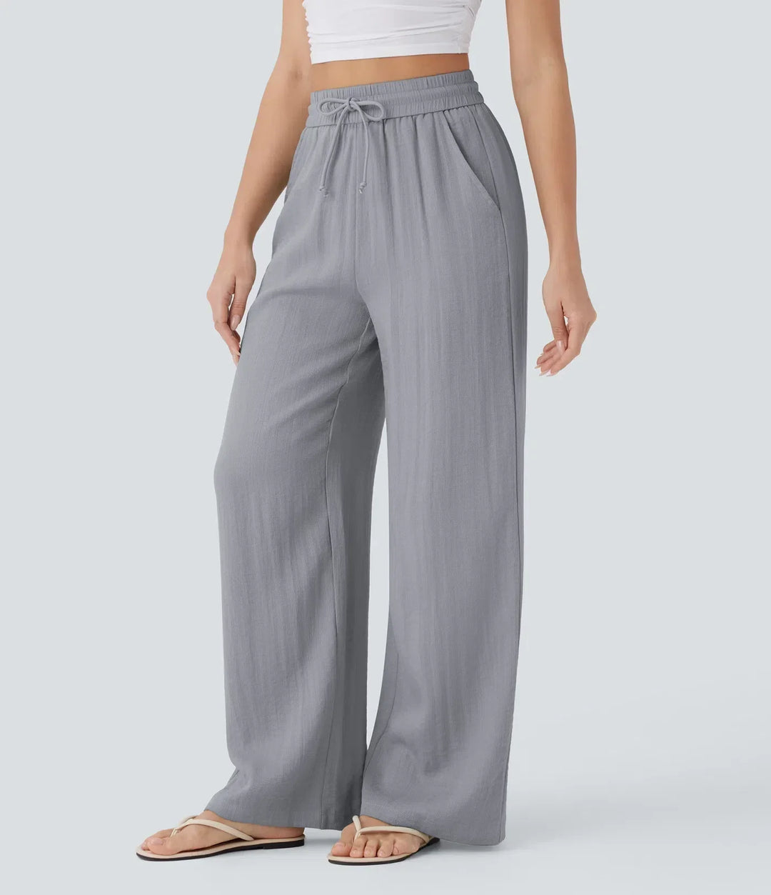 Elena | Bequeme Leinenhose mit fließender Passform