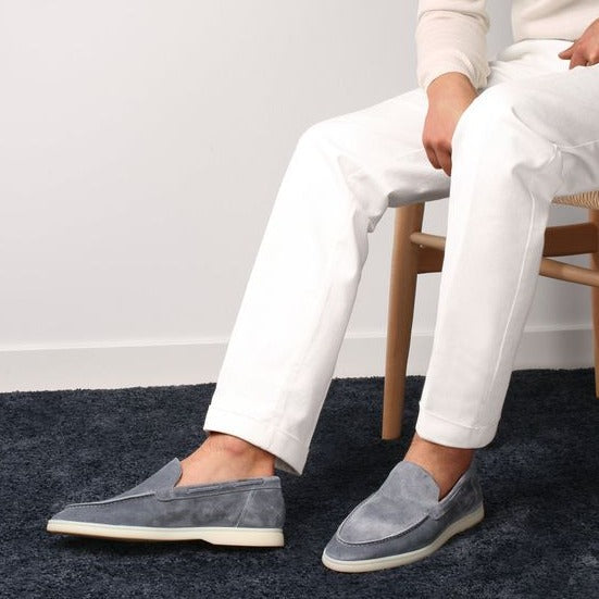 Old Money Klassische Loafers aus Wildleder für stilbewusste Herren