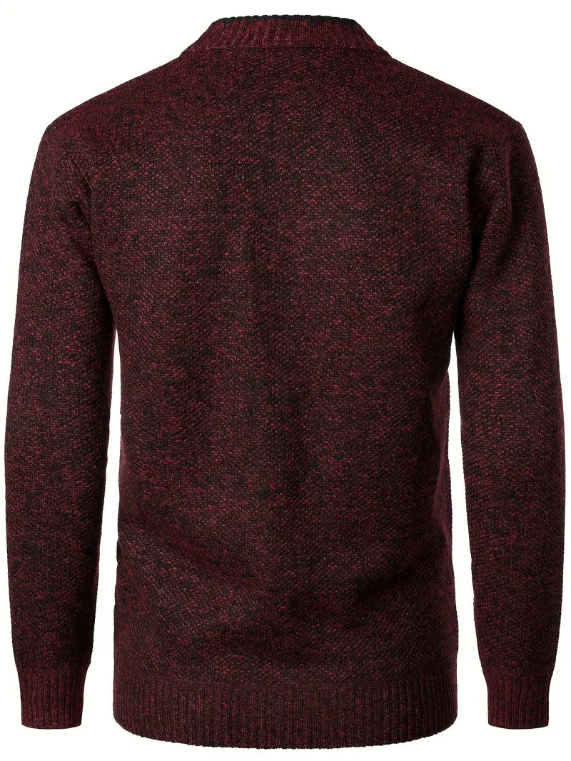 Sven | Langer Strickpullover mit legerem Schnitt