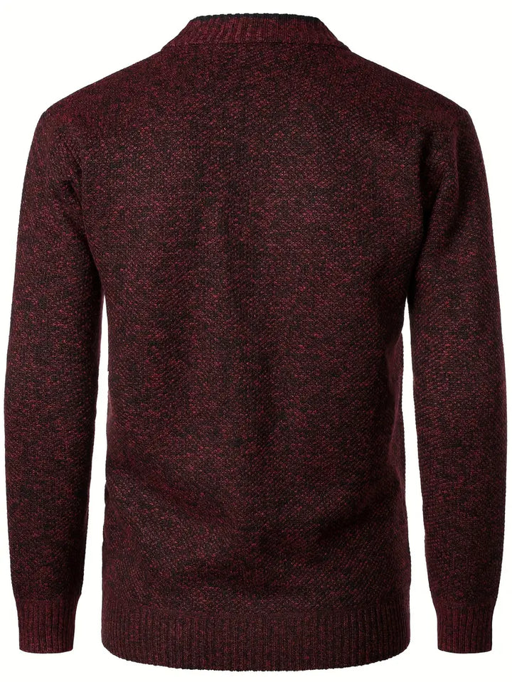 Sven | Langer Strickpullover mit legerem Schnitt