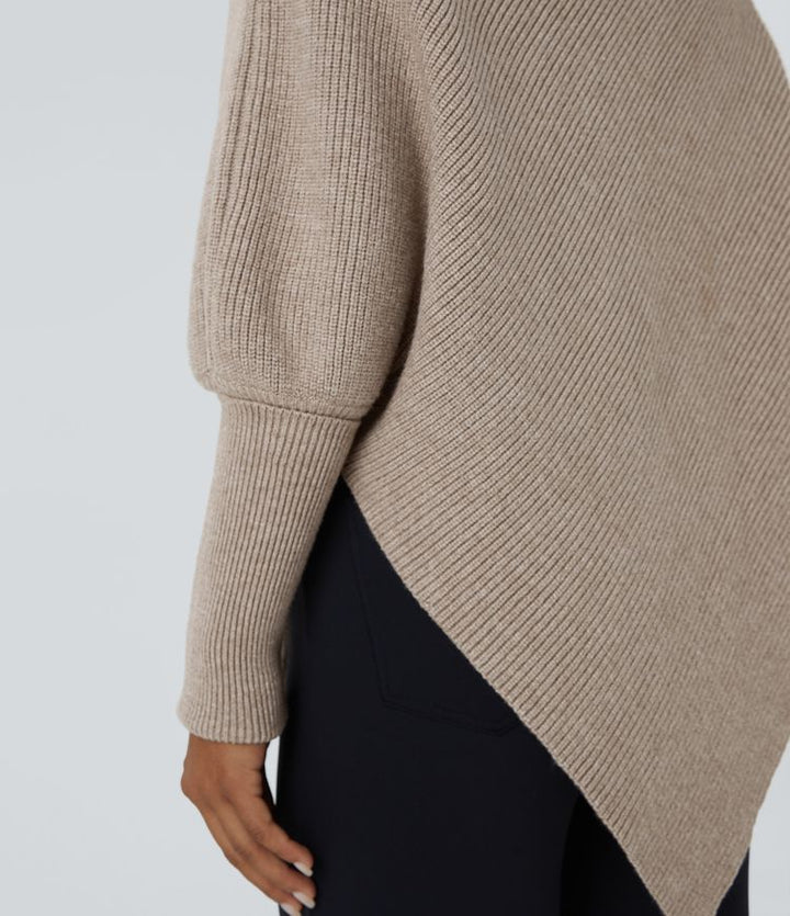 Amaya | Schlanker Damenpullover mit modernem Saumdesign