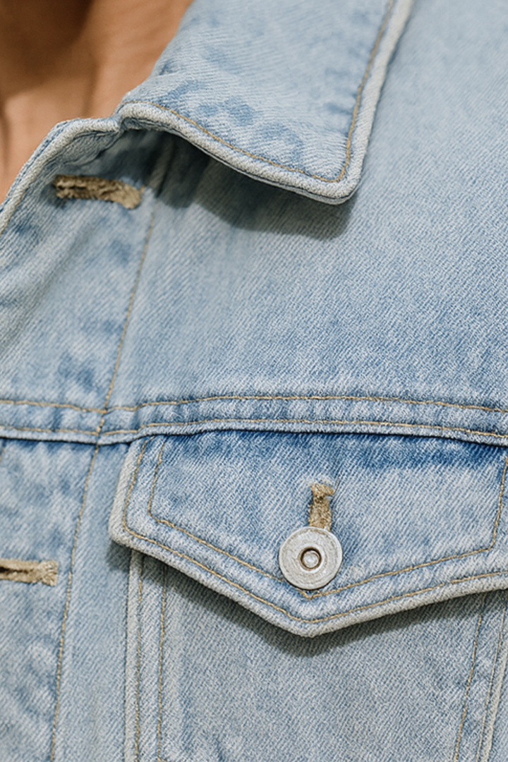 Lukas | Stylische Herren Jeansjacke im klassischen Schnitt