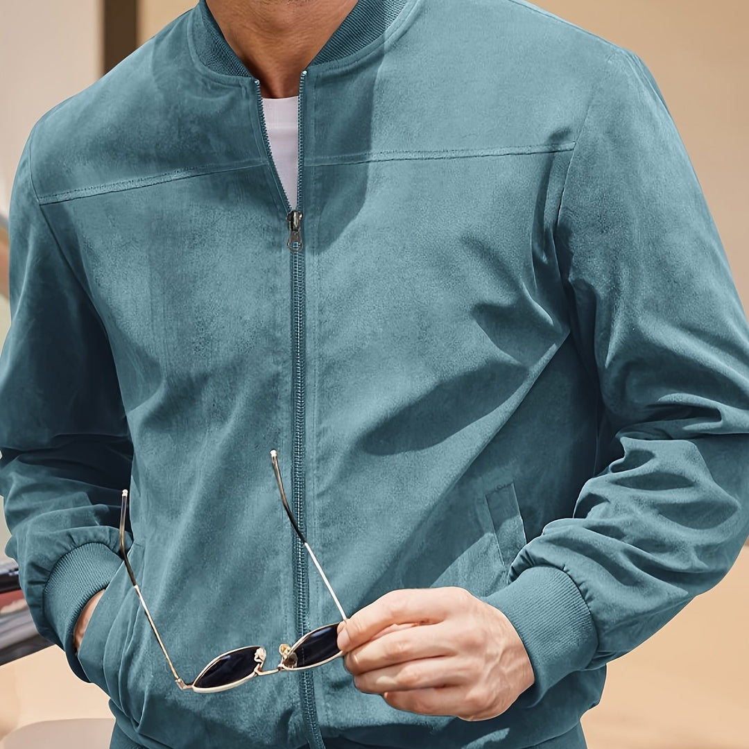 Max | Stylische Wildlederjacke Herren im Vintage-Stil