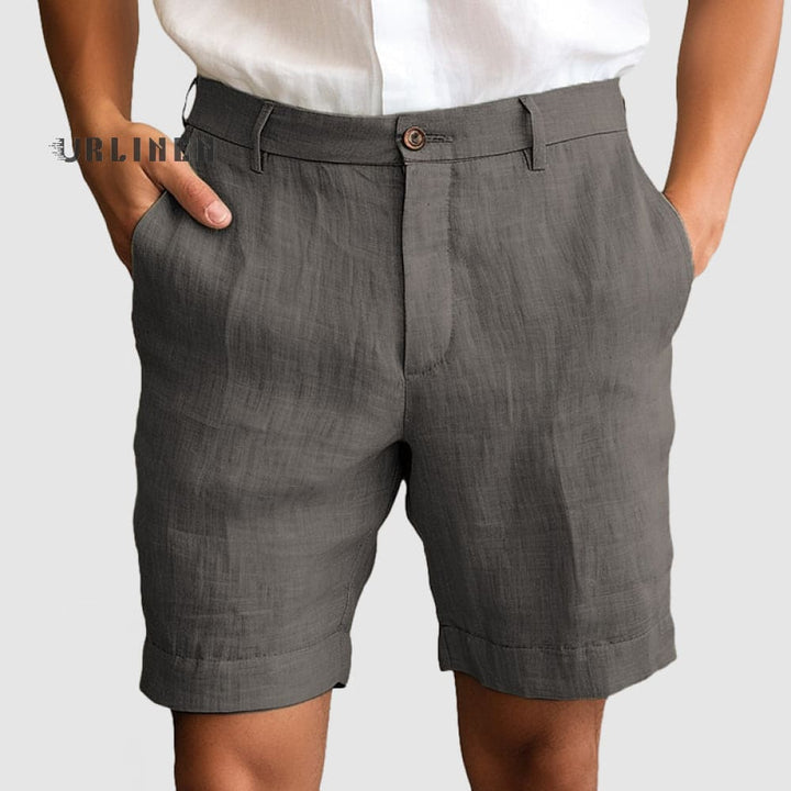 Lässige Baumwoll | Leinen-Shorts für Herren