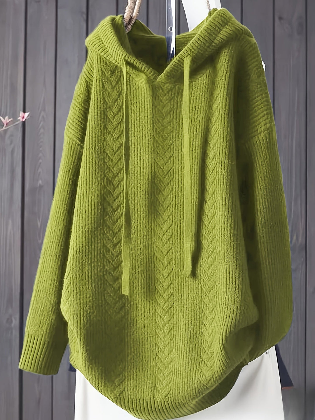 Sophia | Lässiger Strick-Kapuzenpullover mit langen Ärmeln