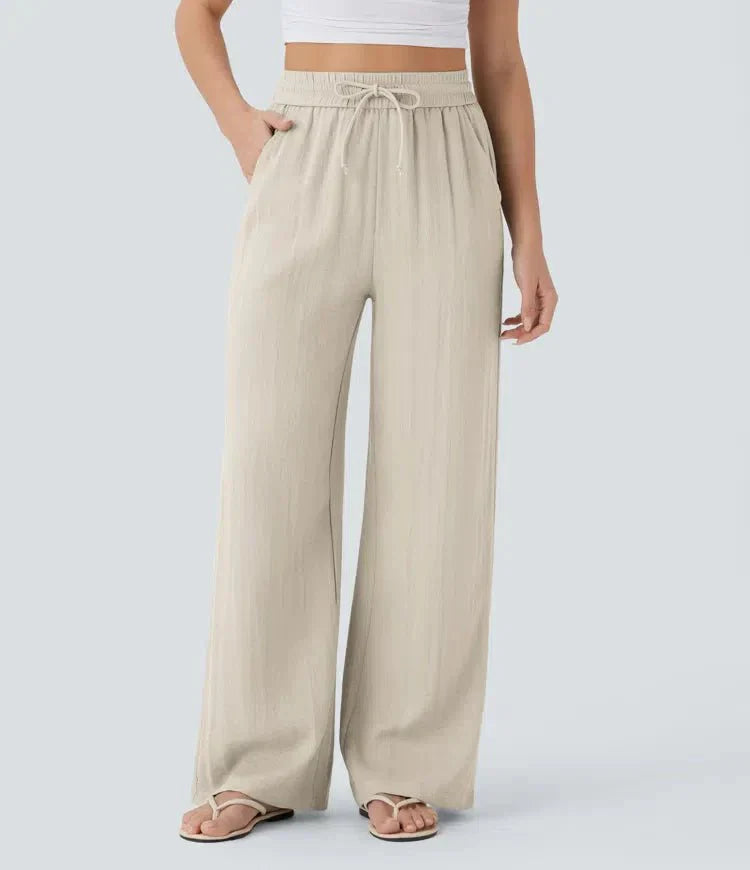 Elena | Bequeme Leinenhose mit fließender Passform