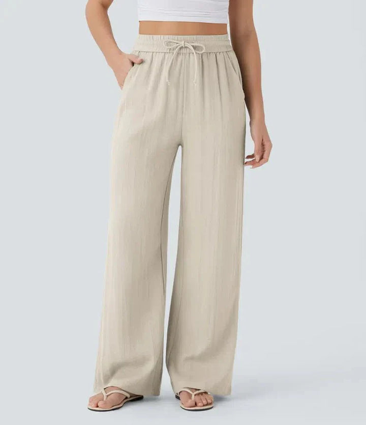 Elena | Bequeme Leinenhose mit fließender Passform