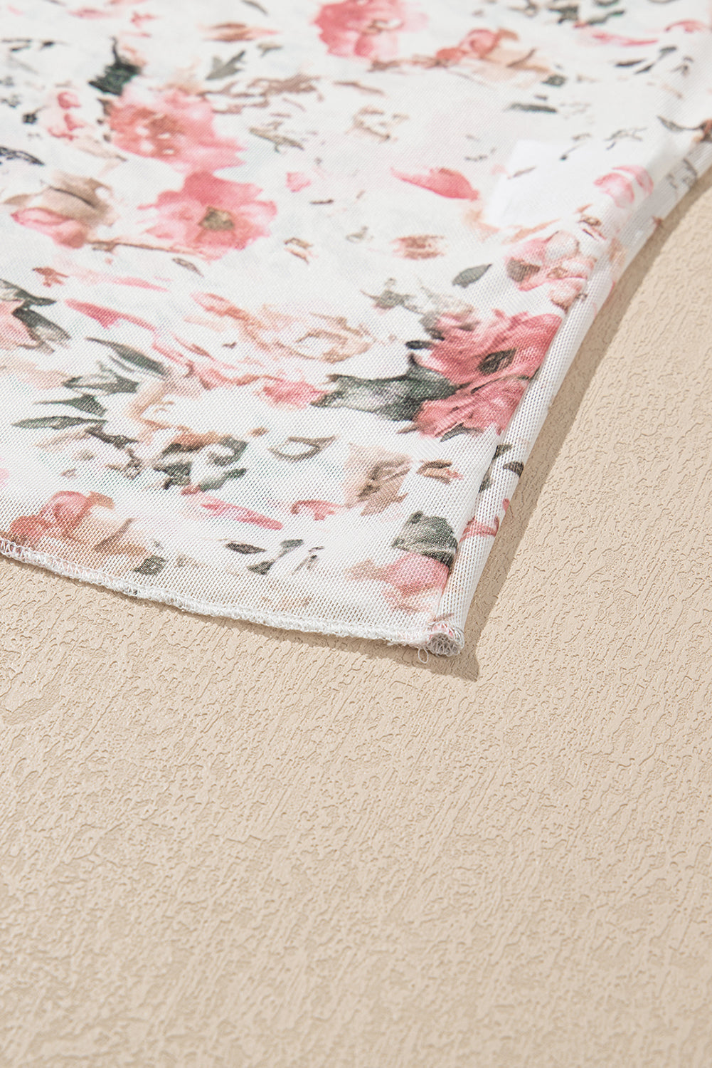 Theresa | Netzbluse mit floralem Muster für Damen