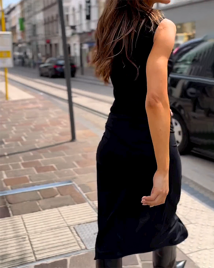 Lily | Luftiges Maxikleid ohne Ärmel für warme Tage