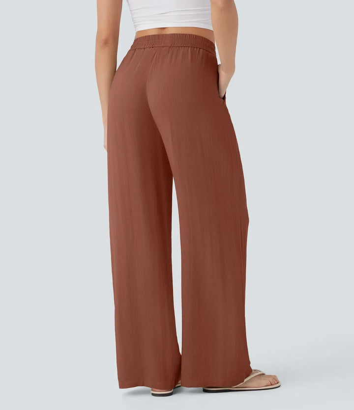 Elena | Bequeme Leinenhose mit fließender Passform