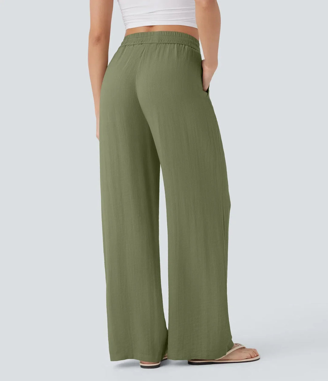 Elena | Bequeme Leinenhose mit fließender Passform