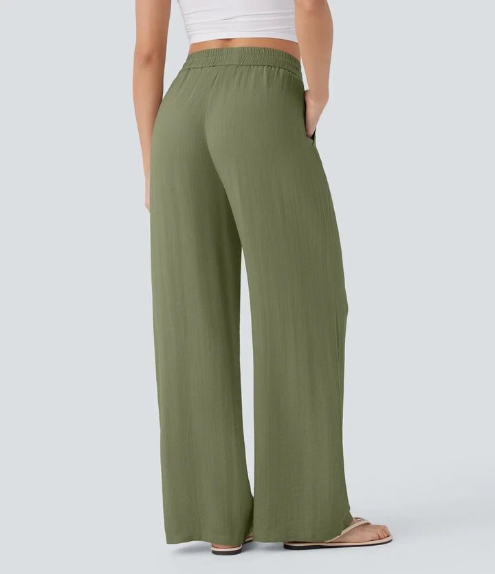 Elena | Bequeme Leinenhose mit fließender Passform
