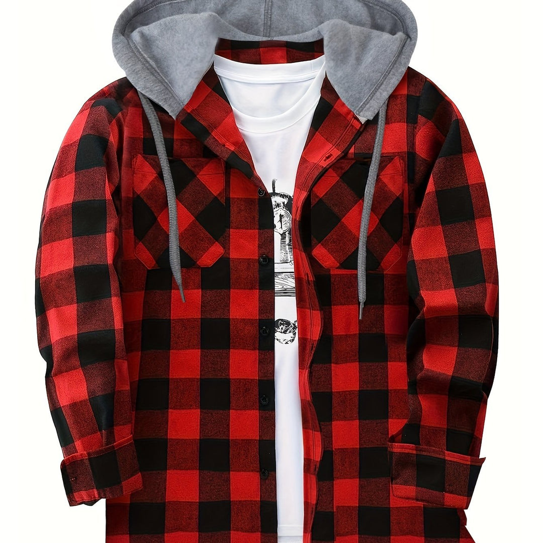 Jonas | Timberland Klassisches Flanellhemd mit Hoodie