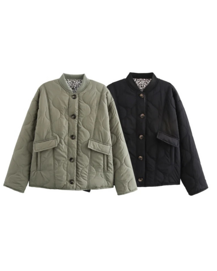 Isabelle | Jacke mit modischem Leopardenmuster