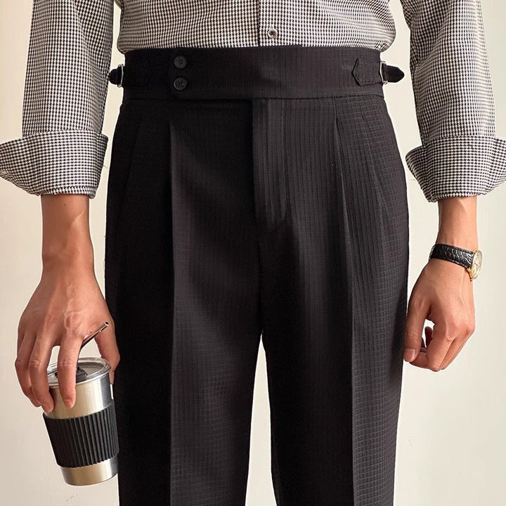 Naples Hose mit hoher Taille und Waffelstruktur