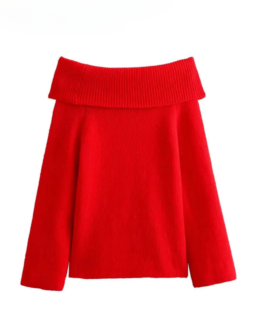 Lara | Schulterfreier Pullover mit weichem Stoff