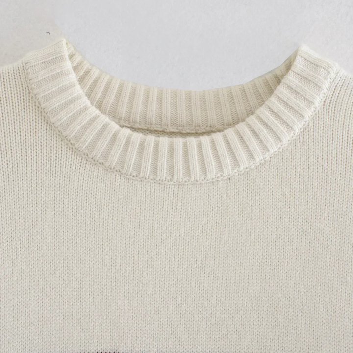 Noémie | Lässiger Pullover mit Streifenmuster