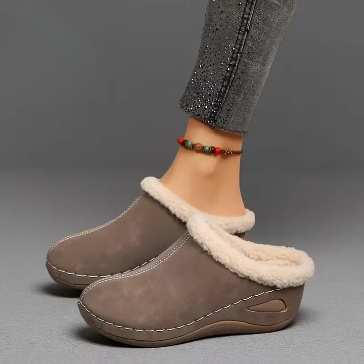 Nora | Damen Slip-On Sandalen weich und edel