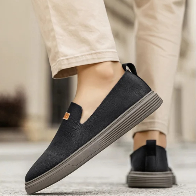 Echte Leder Slipper im venezianischen Stil