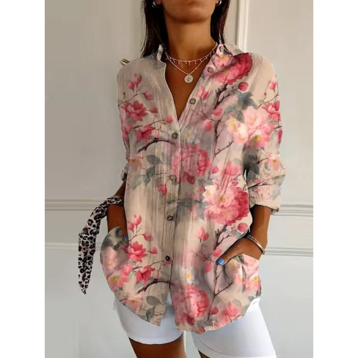 Sylvie | Geblümte Bluse mit femininem Stil
