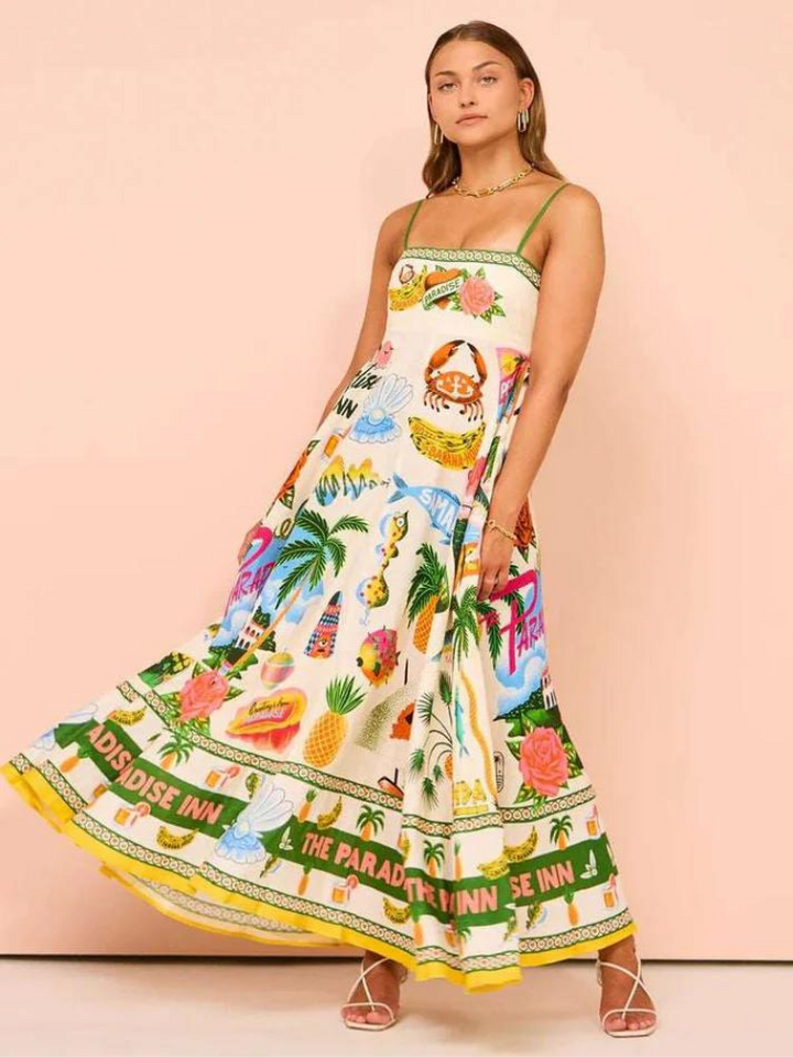 SANDIE | Stilvolles Maxikleid für Sommer