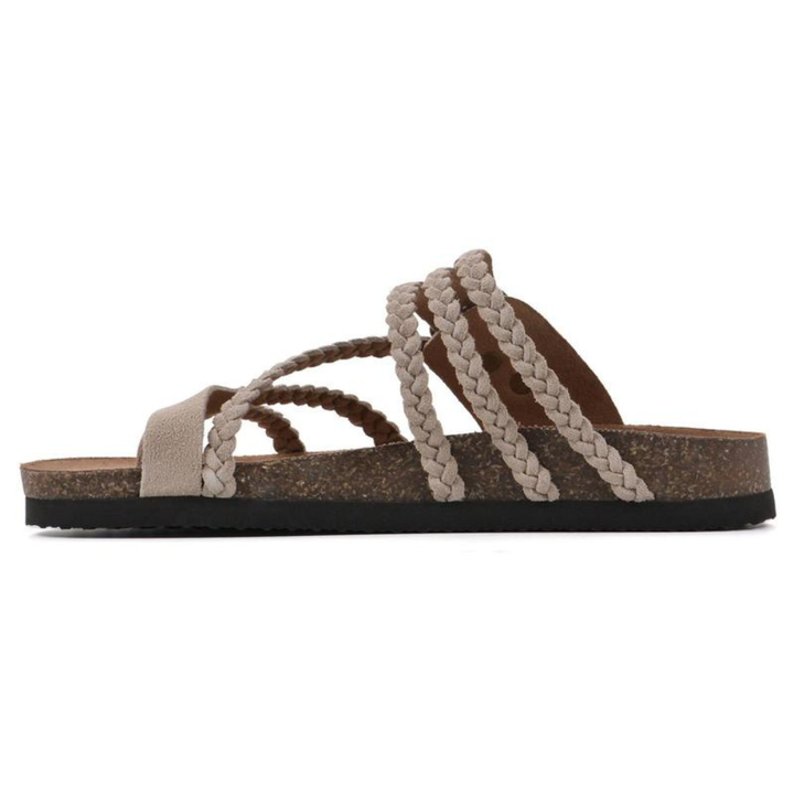 Mila | Elegante Kork Sandalen Damen Stil