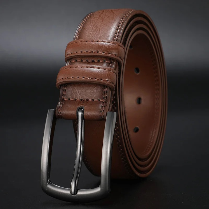Felix | Ashford Ledergürtel Gunmetal Herrenmode Look