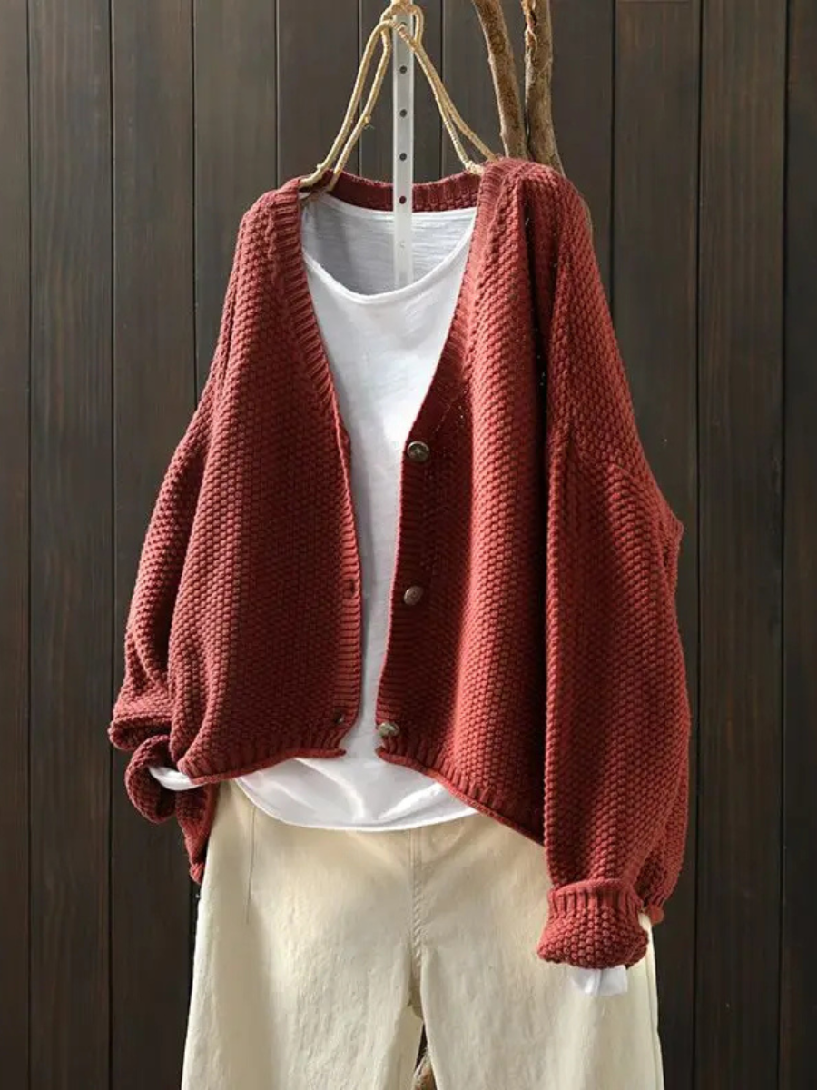 Alina | Lässiger Strickcardigan für kühle Tage