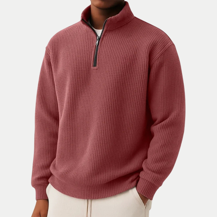 Jonas | Eleganter Zip Pullover für jeden Tag