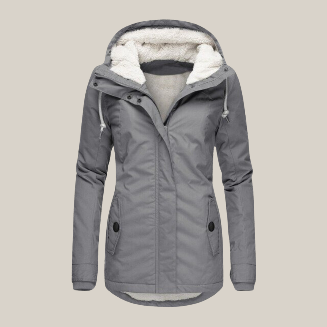 Amber | Gesteppte Winterjacke mit leichtem Glanz