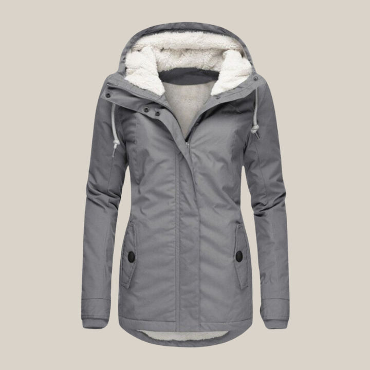Amber | Gesteppte Winterjacke mit leichtem Glanz