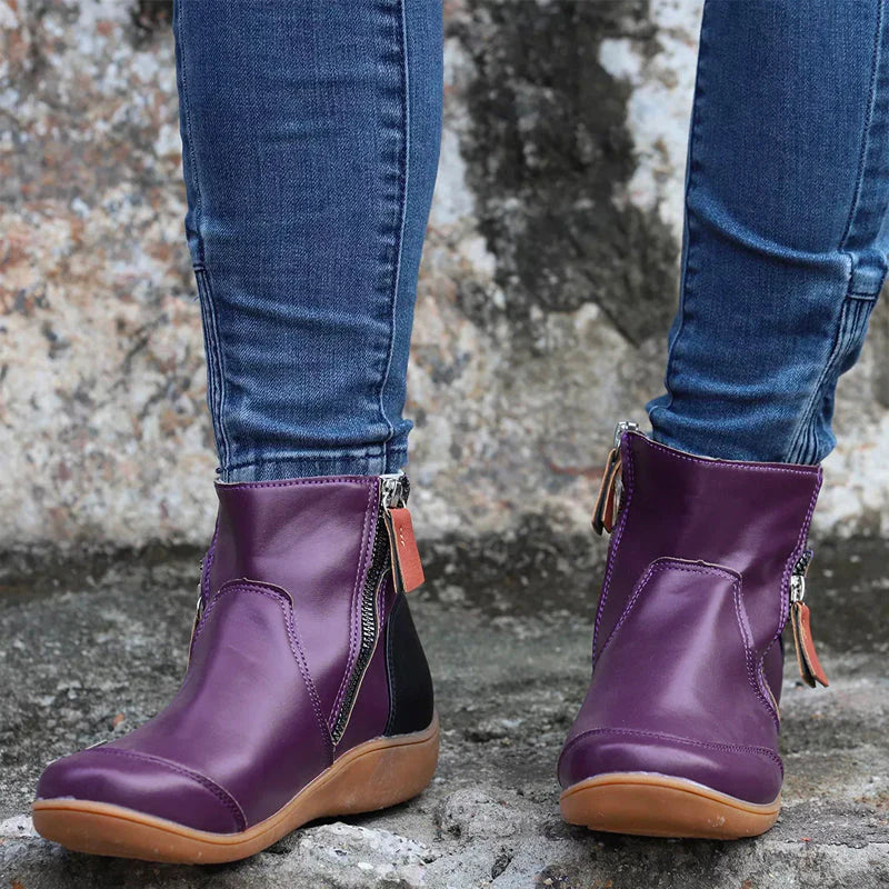 Nova | Wasserdichte Herbststiefel mit Reißverschluss